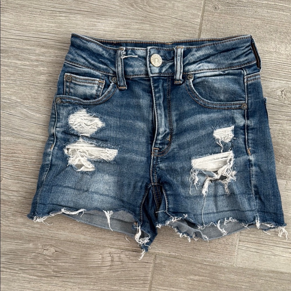 American Eagle Blue Jean Shorts